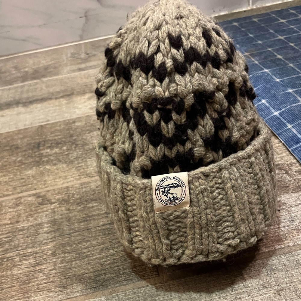 ABERCROMBIE & FITCH Chunky Knit WOOL /CASHMERE BEANIE UNISEX